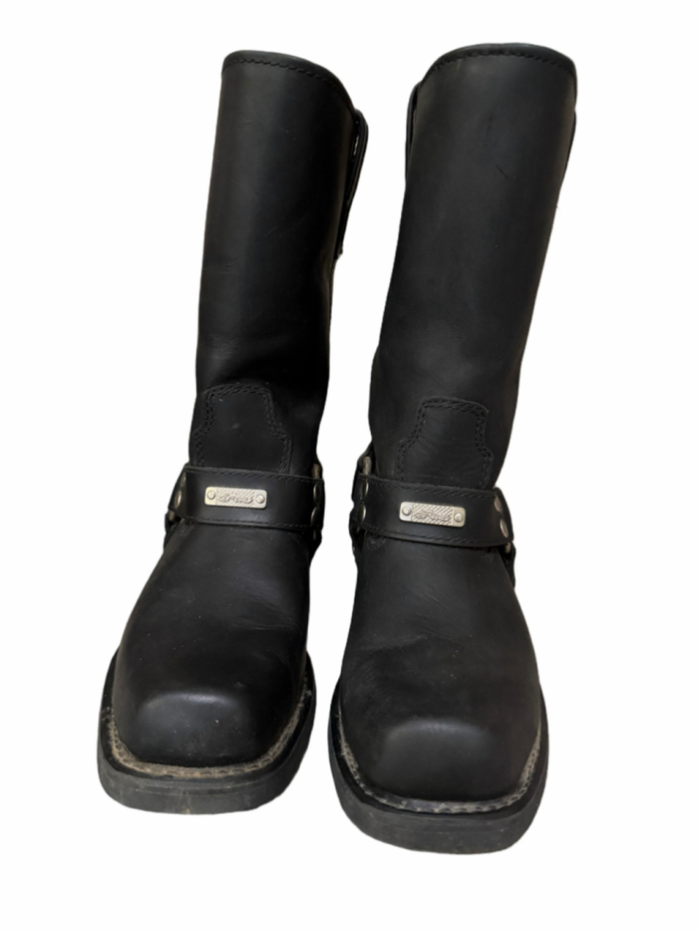River Road Motorcycle Biker Riding
Leather Boots Men's Size 9